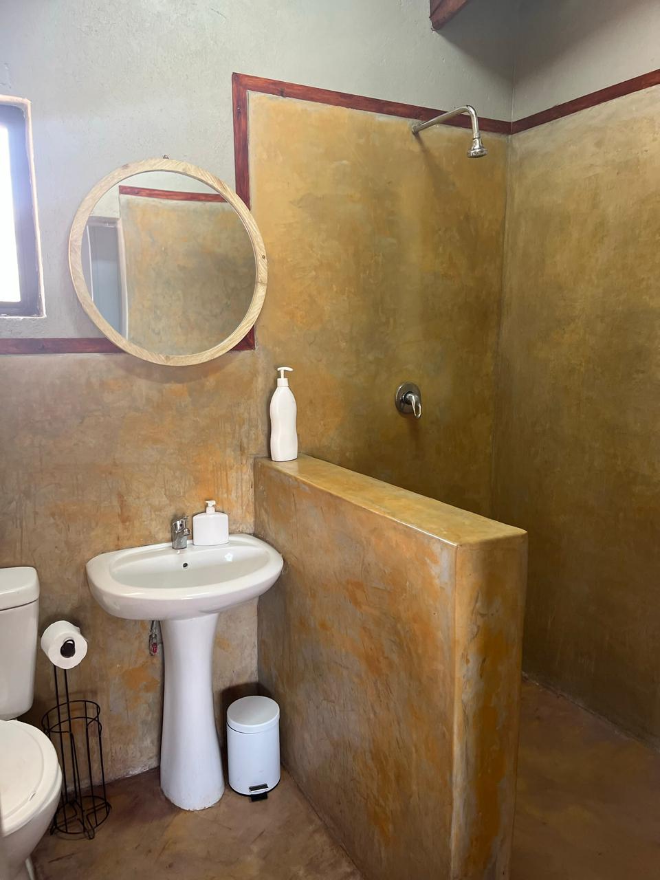Family Unit Bathroom - Modern private bathroom with shower facilities
